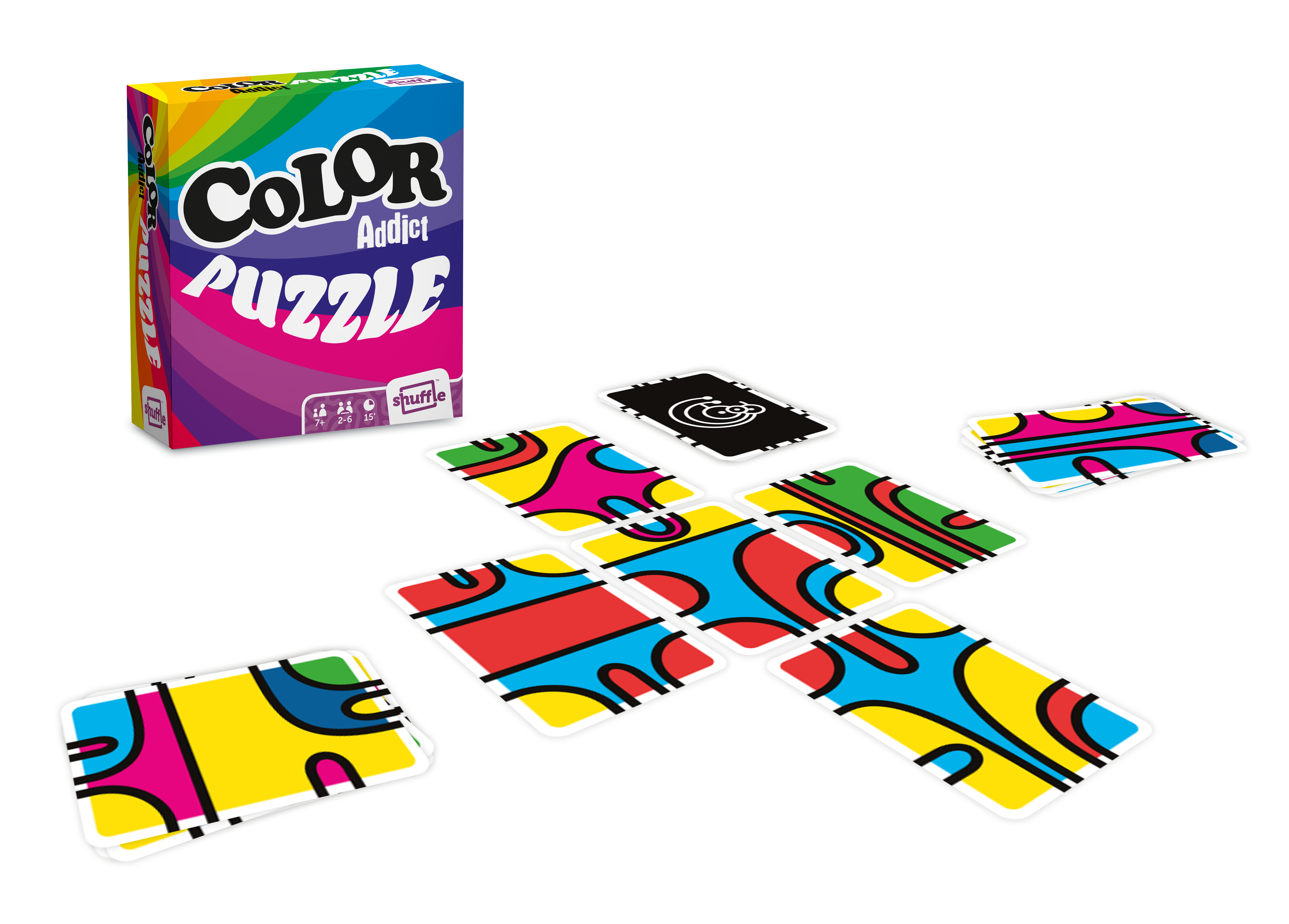 Color Addict Puzzle - Absztrakt képkirakó - 713 különböző variáció