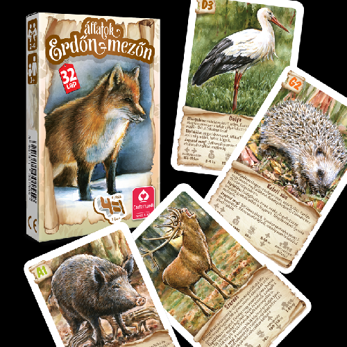 4 az 1-ben / Állatok erdőn, mezőn kártyajáték